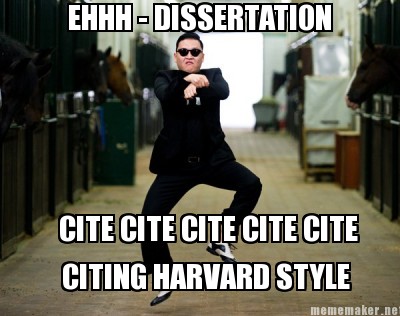 Dissertation Harvard System