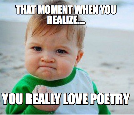 Image result for poetry meme