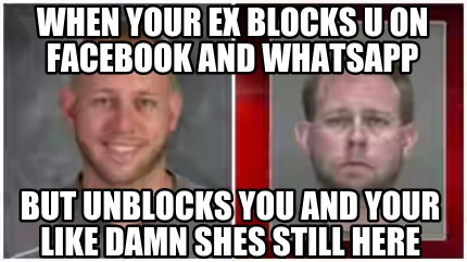 What does it mean if my ex blocked me on fb and removed 