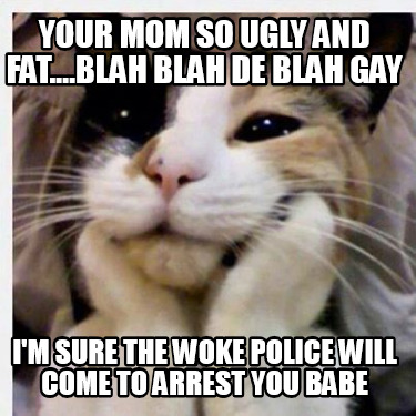 your-mom-so-ugly-and-fat....blah-blah-de-blah-gay-im-sure-the-woke-police-will-c