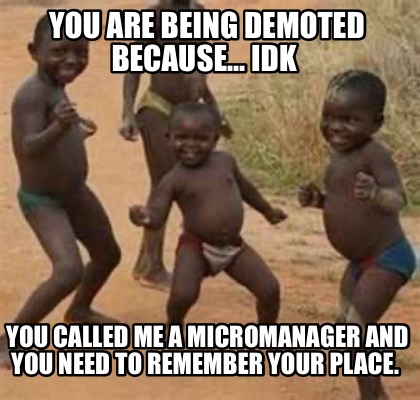 you-are-being-demoted-because...-idk-you-called-me-a-micromanager-and-you-need-t