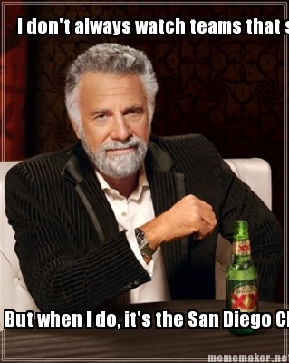 don't always watch teams that s...