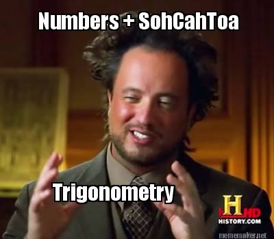 Meme Maker - Numbers + SohCahToa Trigonometry Meme Generator!