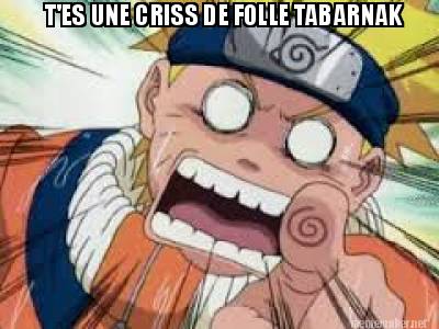 tes-une-criss-de-folle-tabarnak