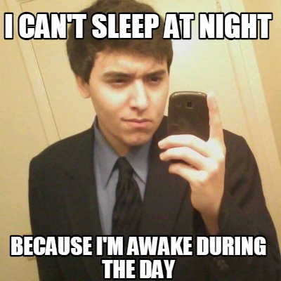 cant stay awake during daytime