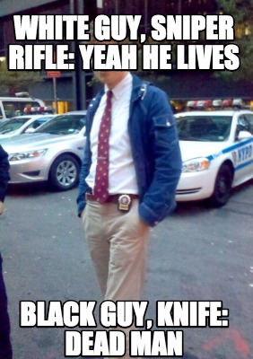 white-guy-sniper-rifle-yeah-he-lives-black-guy-knife-dead-man