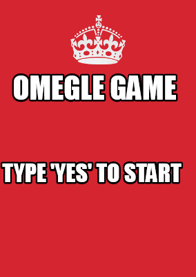 omegle game how to