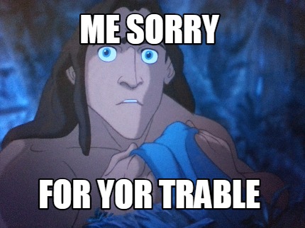 me-sorry-for-yor-trable