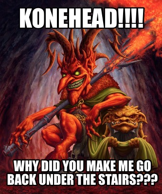 konehead-why-did-you-make-me-go-back-under-the-stairs