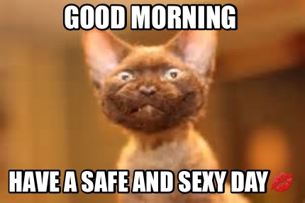Meme Maker - Good morning Have a safe and sexy day???? Meme Generator!