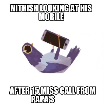 nithish-looking-at-his-mobile-after-15-miss-call-from-papas