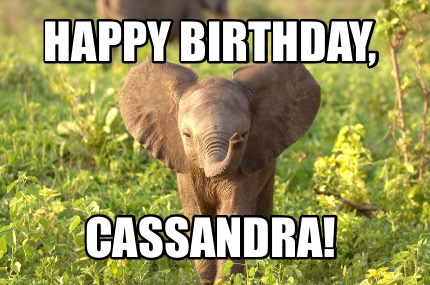 Meme Maker - Happy Birthday, Cassandra! Meme Generator!