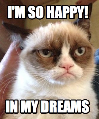 Meme Maker I M So Happy In My Dreams Meme Generator