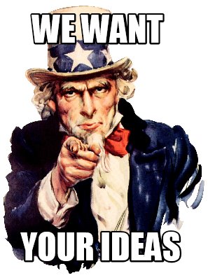 we-want-your-ideas