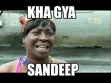 Meme Maker - Kha gya Sandeep Meme Generator!