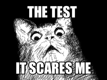 the-test-it-scares-me