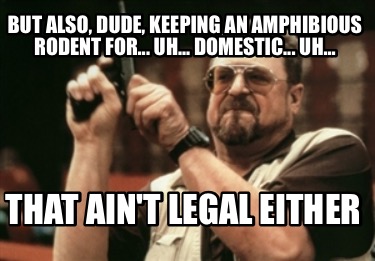 but-also-dude-keeping-an-amphibious-rodent-for...-uh...-domestic...-uh...-that-a