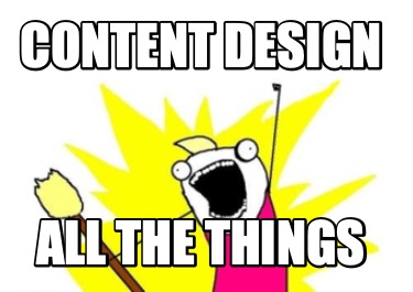 content-design-all-the-things