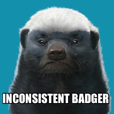 inconsistent-badger
