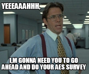 yeeeaaahhh-im-gonna-need-you-to-go-ahead-and-do-your-aes-survey